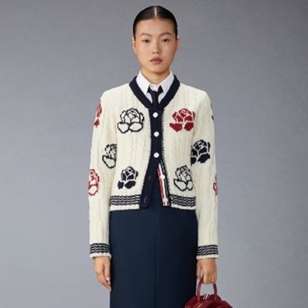 ❤톰브라운 여성 라운드 가디건 - Thom Browne Womens Cardigan - thc2340x