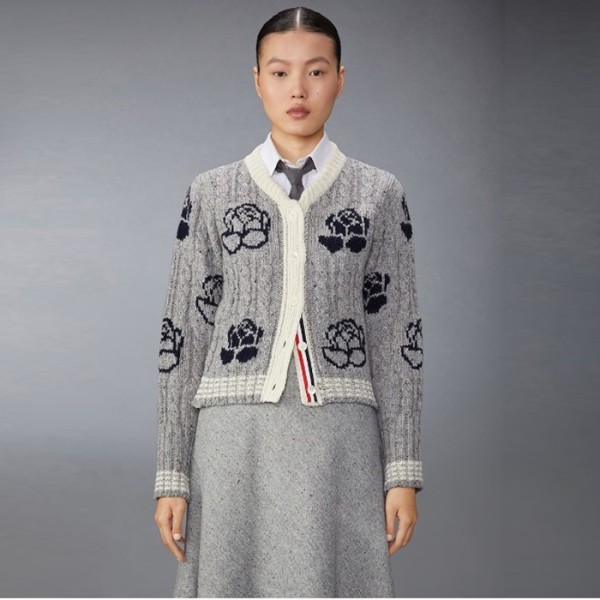 ❤톰브라운 여성 라운드 가디건 - Thom Browne Womens Cardigan - thc2341x