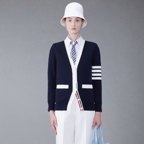 ❤톰브라운 여성 브이넥 가디건 - Thom Browne Womens Cardigan - thc2344x