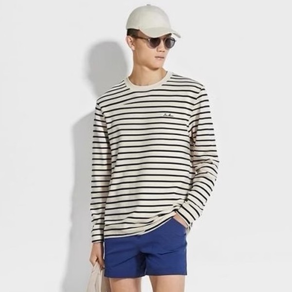 ❤로로피아나 남성 라운드 긴팔티 - Loro Piana Mens Round Tshirts - lpc2350x