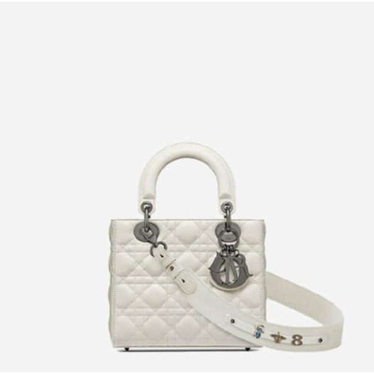 ❤디올 여성 라떼 까나쥬 은장 레이디백 스몰- Dior Latte Cannage Orfèvre Lady Small Bag- di2602z