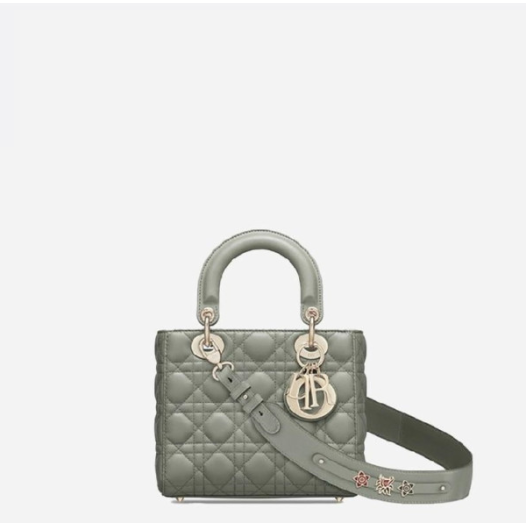 ❤디올 여성 그레이 까나쥬 레이디백 스몰- Dior Cannage Lady Small Bag- di2603z