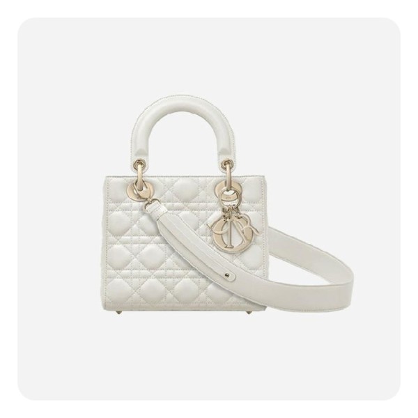 ❤디올 여성 라떼 까나쥬 레이디백 스몰 - Dior Latte Cannage Lady Small Bag- di2605z