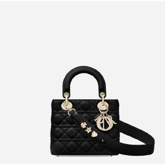 ❤디올 여성 블랙 까나쥬 레이디백 스몰 - Dior Cannage Lady Small Bag- di2606z