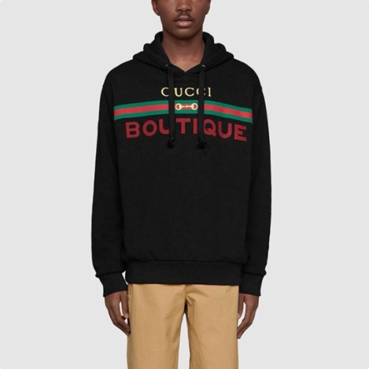 ❤구찌 남/녀 블랙 후드티 - Gucci Unisex Black Hoodie - guc2363x
