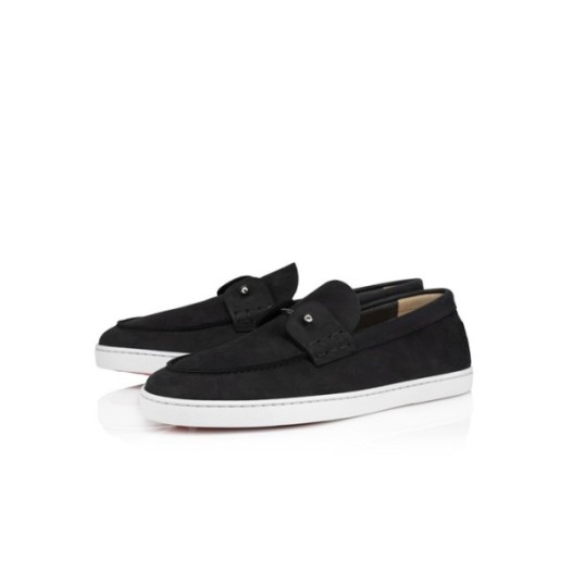❤크리스찬 루부탱 남/녀 블랙 로퍼 - Christian Loubutin Unisex Black Loafer - cls1402x