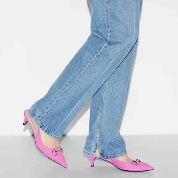 ❤구찌 여성 홀스빗 슬링백 - Gucci Women Horsebit Slingback - gus1451x