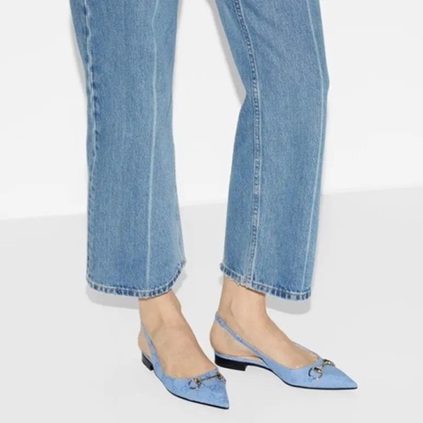 ❤구찌 여성 홀스빗 슬링백 - Gucci Women Horsebit Slingback - gus1452x