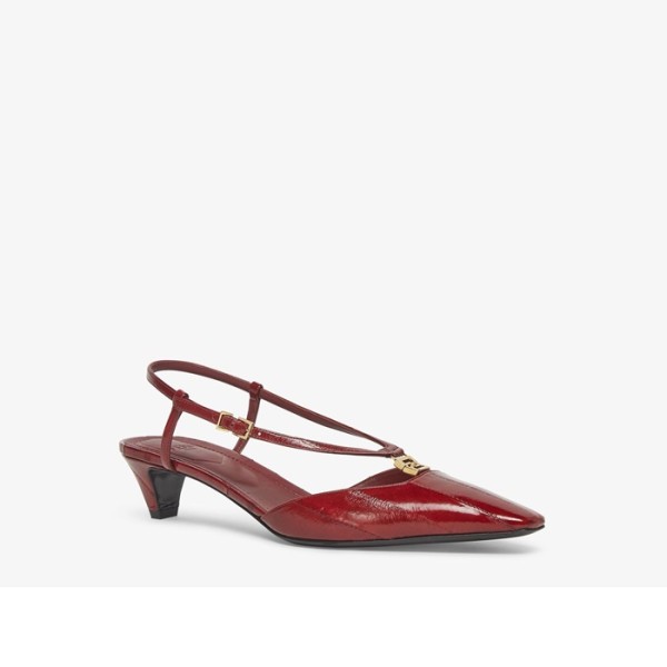 ❤펜디 여성 레드 슬링백 - Fendi Womens Red Slingback - fes1496x