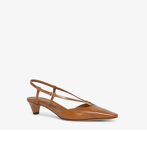 ❤펜디 여성 탄 슬링백 - Fendi Womens Tan Slingback - fes1497x