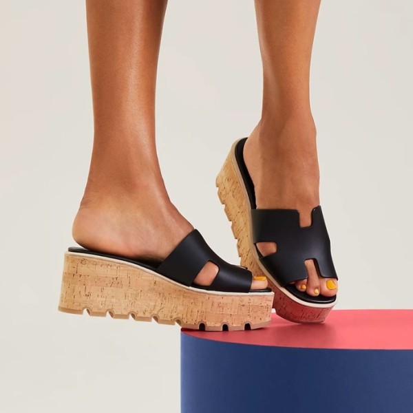 ❤에르메스 여성 웨지힐 뮬 - Hermes Womens Wedges heel Mules - hes1455x