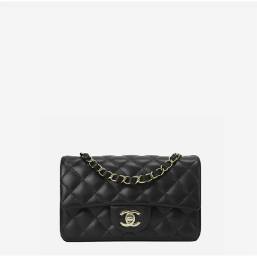 ❤샤넬 뉴미니 플랩백 램스킨 블랙 - Chanel Nu Mini Flap bag Lambskin Bag- ch2649z
