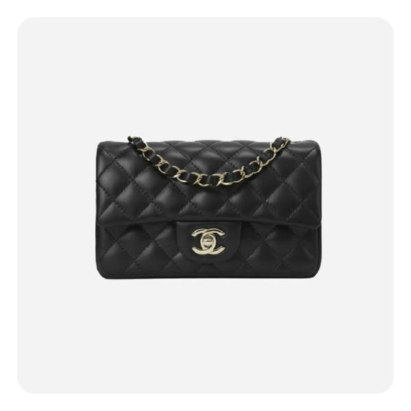 ❤샤넬 뉴미니 플랩백 램스킨 블랙 - Chanel Nu Mini Flap bag Lambskin Bag- ch2649z