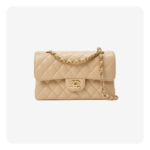❤샤넬 클래식 캐비어 스몰 베이지 골드  - Chanel Classic Caviar Small  Bag- ch2651z