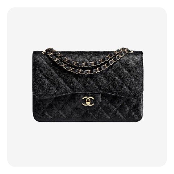 ❤샤넬 클래식 캐비어 라지 블랙 골드 - Chanel Classic Caviar Large Bag- ch2657z