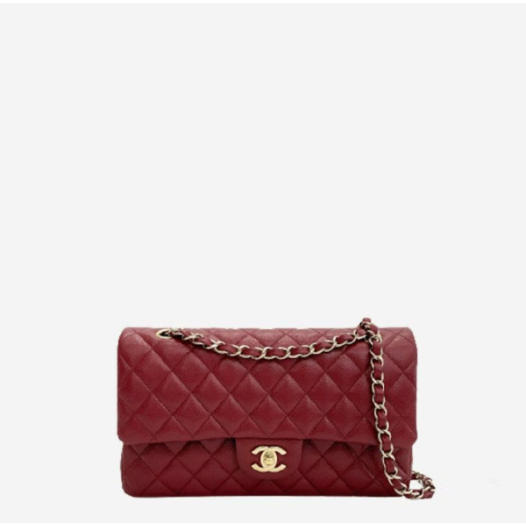 ❤샤넬 클래식 캐비어 미디움 버건디 골드  - Chanel Classic Caviar Medium Burgundy Bag- ch2661z