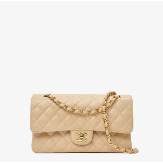 ❤샤넬 클래식 캐비어 그레인 카프스킨 미디움 베이지 - Chanel Classic Caviar Calfskin Medium Bag- ch2663z