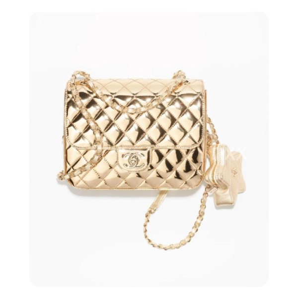 ❤샤넬 플랩백 & 스타 코인 지갑 골드 - Chanel Flap Bag & Star  Coin Noun- ch2664z