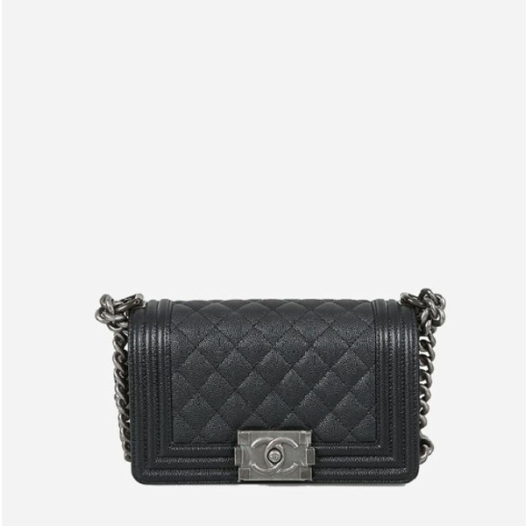 ❤샤넬 보이백 스몰 캐비어 블랙 빈티지 - Chanel Boy Bag Small Caviar  Vintage Bag - ch2670z