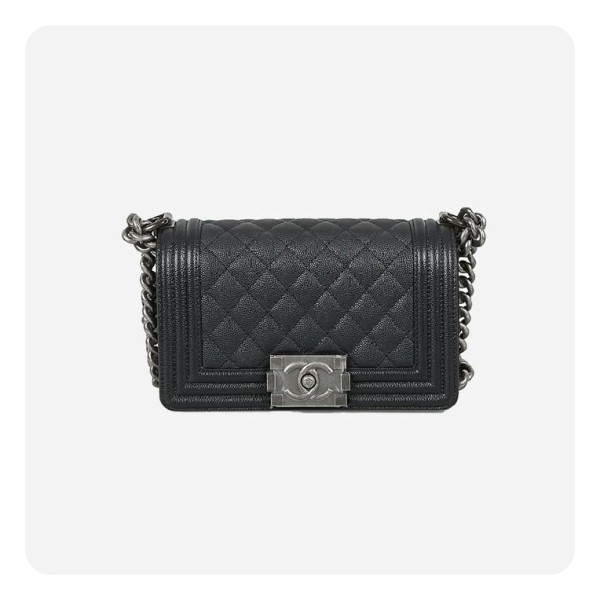 ❤샤넬 보이백 스몰 캐비어 블랙 빈티지 - Chane Boy Bag Small Caviar  Vintage Bag - ch2670z