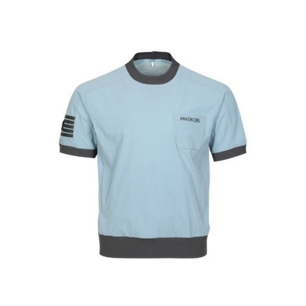 ❤[AMAZINGCRE] 어메이징크리 남성 에어서킷 하이브 테크메쉬 티셔츠 - gol1291x