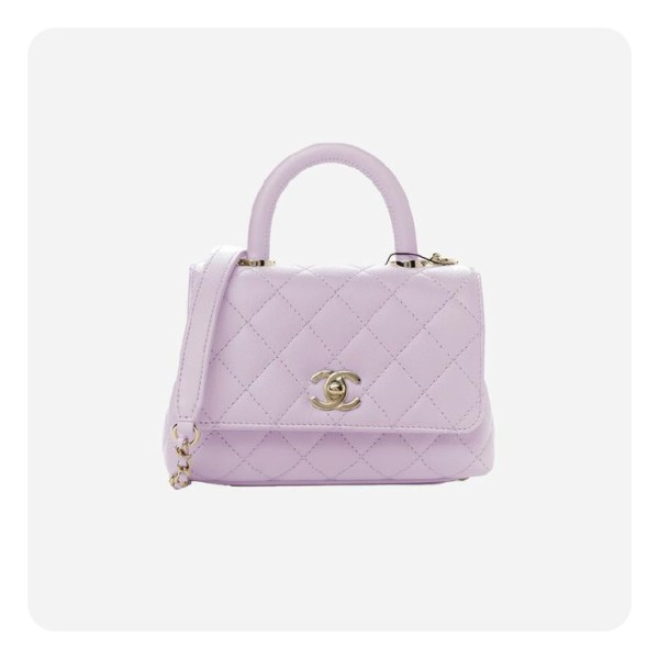 ❤샤넬 코코핸들 미니 핑크 골드  - Chane Coco Handle Mini Bag - ch2691z