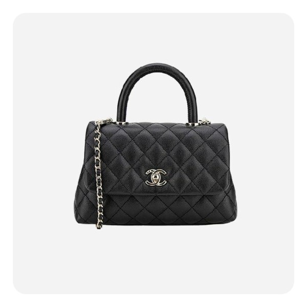 ❤샤넬 코코핸들 스몰 블랙 골드 - Chane Coco Handle Small Bag - ch2696z