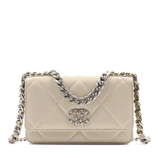 ❤샤넬 19 woc 베이지 실버  - Chanel 19 woc Bag - ch2702z