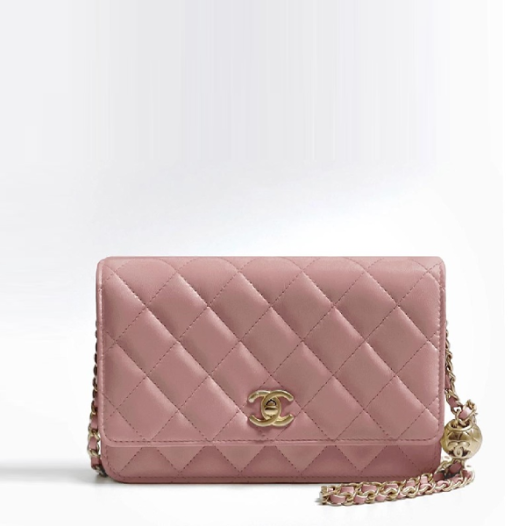 ❤샤넬 골드볼 woc 램스킨 핑크 골드 - Chanel  woc Lamb skin Bag - ch2705z