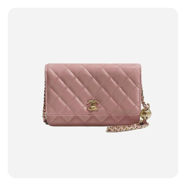 ❤샤넬 골드볼 woc 램스킨 핑크 골드 - Chane  woc Lamb skin Bag - ch2705z