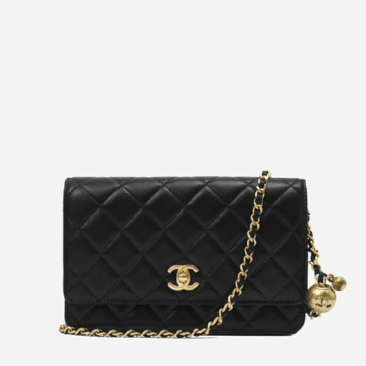❤샤넬 골드볼 woc 램스킨 블랙 골드 - Chanel  Gold Bowl woc Lamb skin Bag - ch2706z
