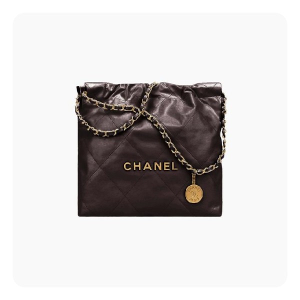 ❤샤넬 22백 미디움 초코 브라운 골드- Chane 22 Bag Medium Bag - ch2713z