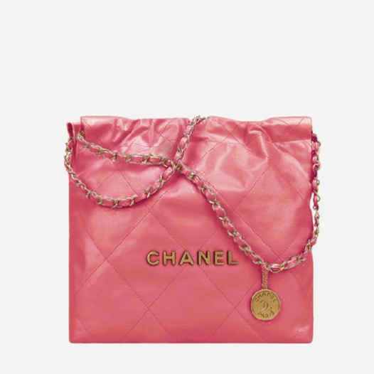❤샤넬 22백 미디움 코랄핑크 골드- Chanel 22 Bag Medium Bag - ch2714z