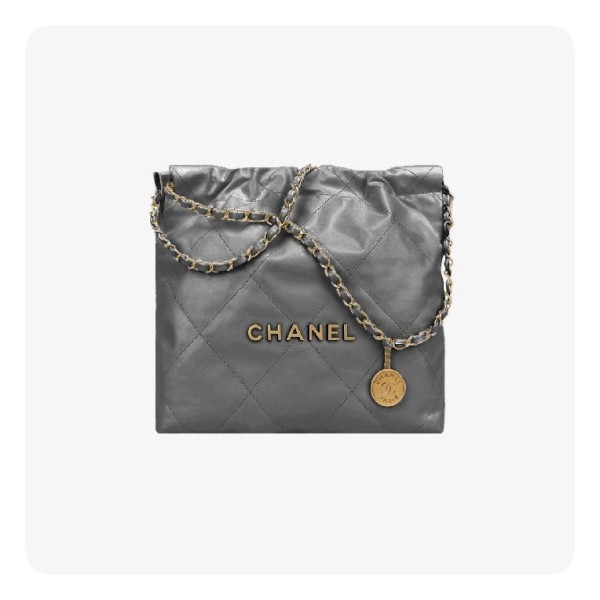 ❤샤넬 22백 스몰 그레이 골드 - Chane 22 Bag Small Bag - ch2719z