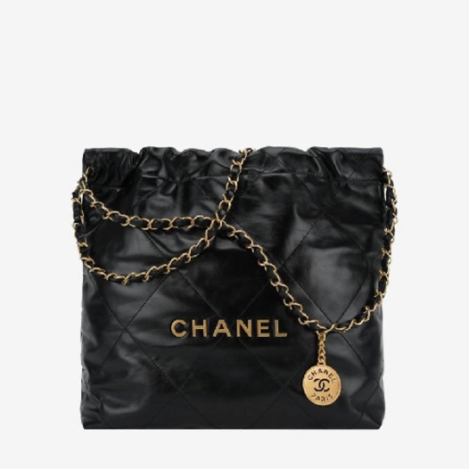 ❤샤넬 22백 스몰 블랙 골드 - Chanel 22 Bag Small Bag - ch2720z
