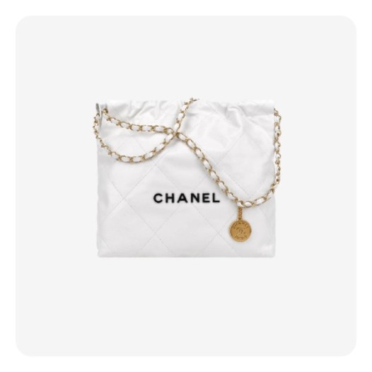 ❤샤넬 22백 화이트 블랙 - Chane 22 Bag - ch2721z