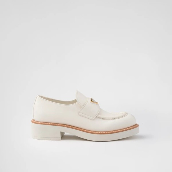 ❤프라다 여성 화이트 로퍼 - Prada Womens White Loafer - prs1553x