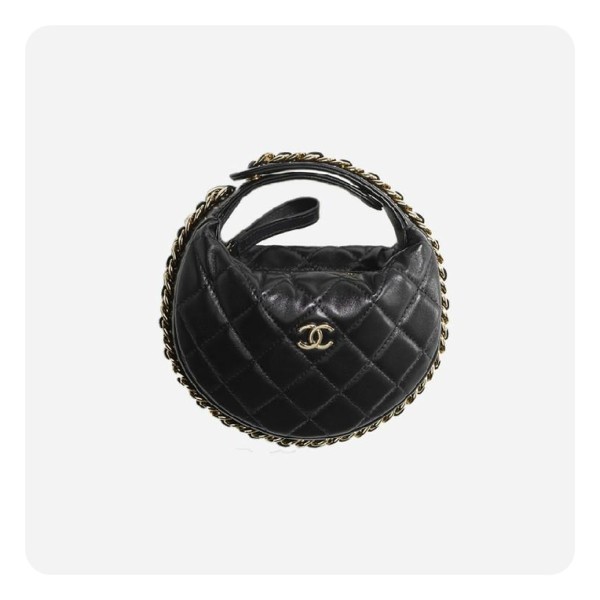 ❤샤넬 23 파우치백 블랙 골드- Chane 23 Pouch Bag - ch2730z