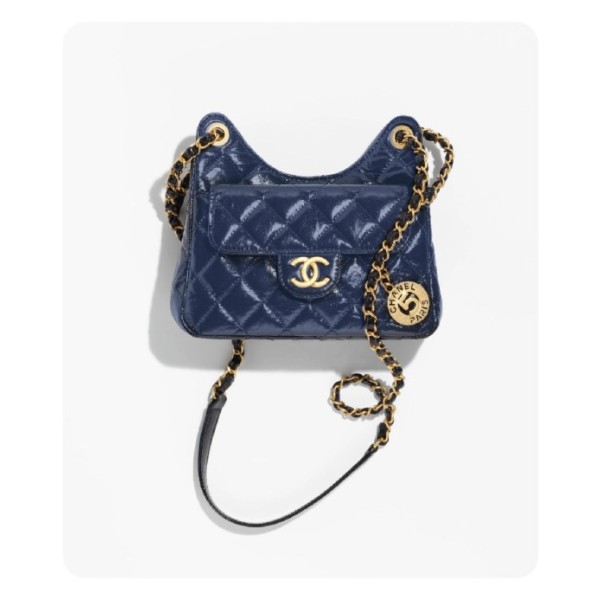 ❤샤넬 23 호보 핸드백 스몰 네이비 골드  - Chane 23 Hobo Handbag Small Bag - ch2733z