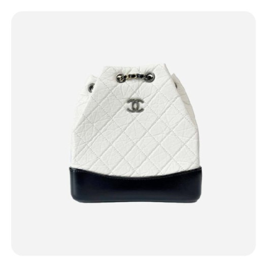 ❤샤넬 가브리엘 카프스킨 스몰 화이트 빈티지 실버  - Chane Gabriel Calfskin Small Vintage Bag - ch2740z