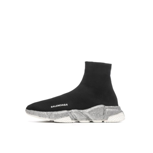 ❤발렌시아가 남/녀 미들탑 스니커즈 - Balenciaga Unisex Black Sneakers - bas1565x