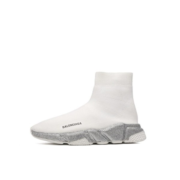 ❤발렌시아가 남/녀 미들탑 스니커즈 - Balenciaga Unisex White Sneakers - bas1566x