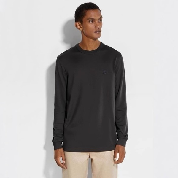 ❤에르메네질도 제냐 남성 라운드 긴팔티 - Ermenegildo Zegna Mens Round Tshirts - zec2397x