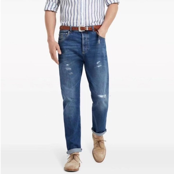❤브루넬로쿠치넬리 남성 블루 청바지 - Brunello Cucinelli Mens Blue Jeans - brc2428x