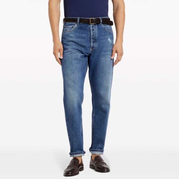 ❤브루넬로쿠치넬리 남성 블루 청바지 - Brunello Cucinelli Mens Blue Jeans - brc2429x
