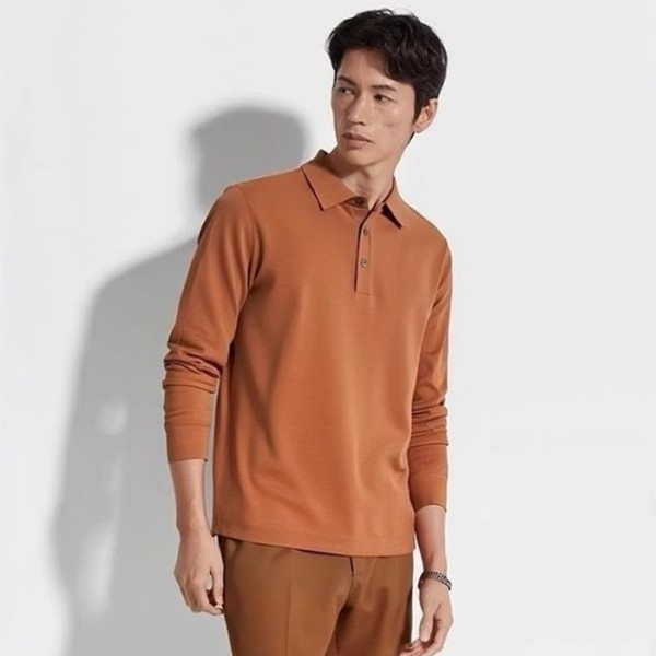 ❤에르메네질도 제냐 남성 폴로 긴팔티 - Ermenegildo Zegna Mens Polo Tshirts - zec2484x