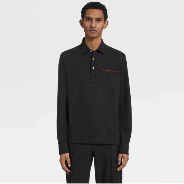 ❤에르메네질도 제냐 남성 폴로 긴팔티 - Ermenegildo Zegna Mens Polo Tshirt - zec2518x