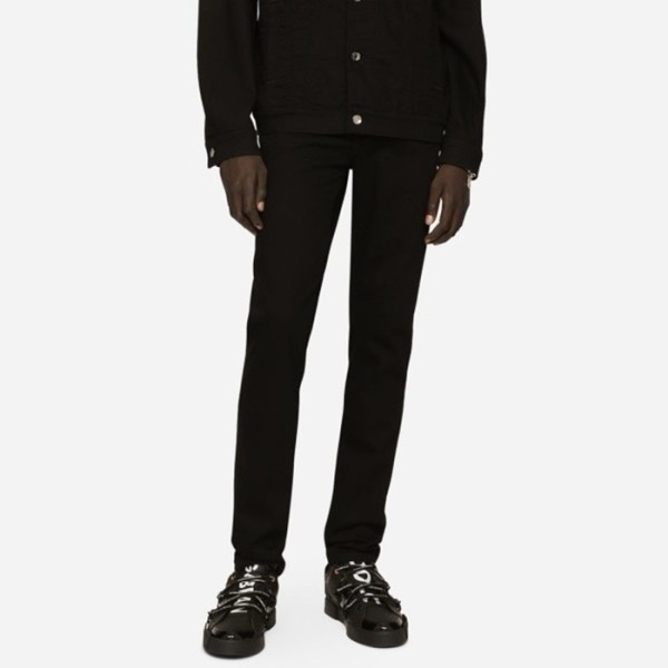 ❤돌체앤가바나 남성 블랙 청바지 - Dolce&Gabbana Mens Black Jeans - doc2550x