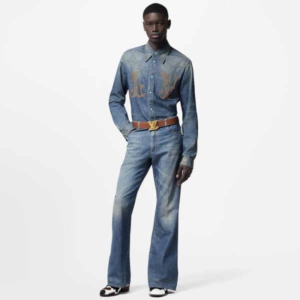 ❤루이비통 남성 데님 셔츠 - Louis vuitton Mens Denim Shirts - lvc2556x
