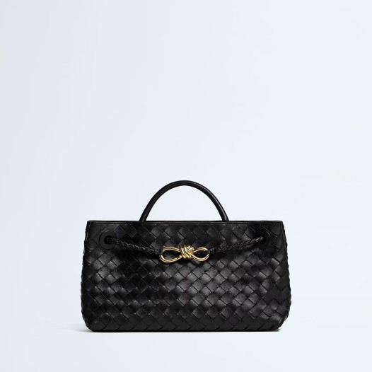 ❤보테가베네타 여성 스몰 E/W 안디아모 블랙 - Bottega Veneta Womens Andiamo Fondant - bvb2636x